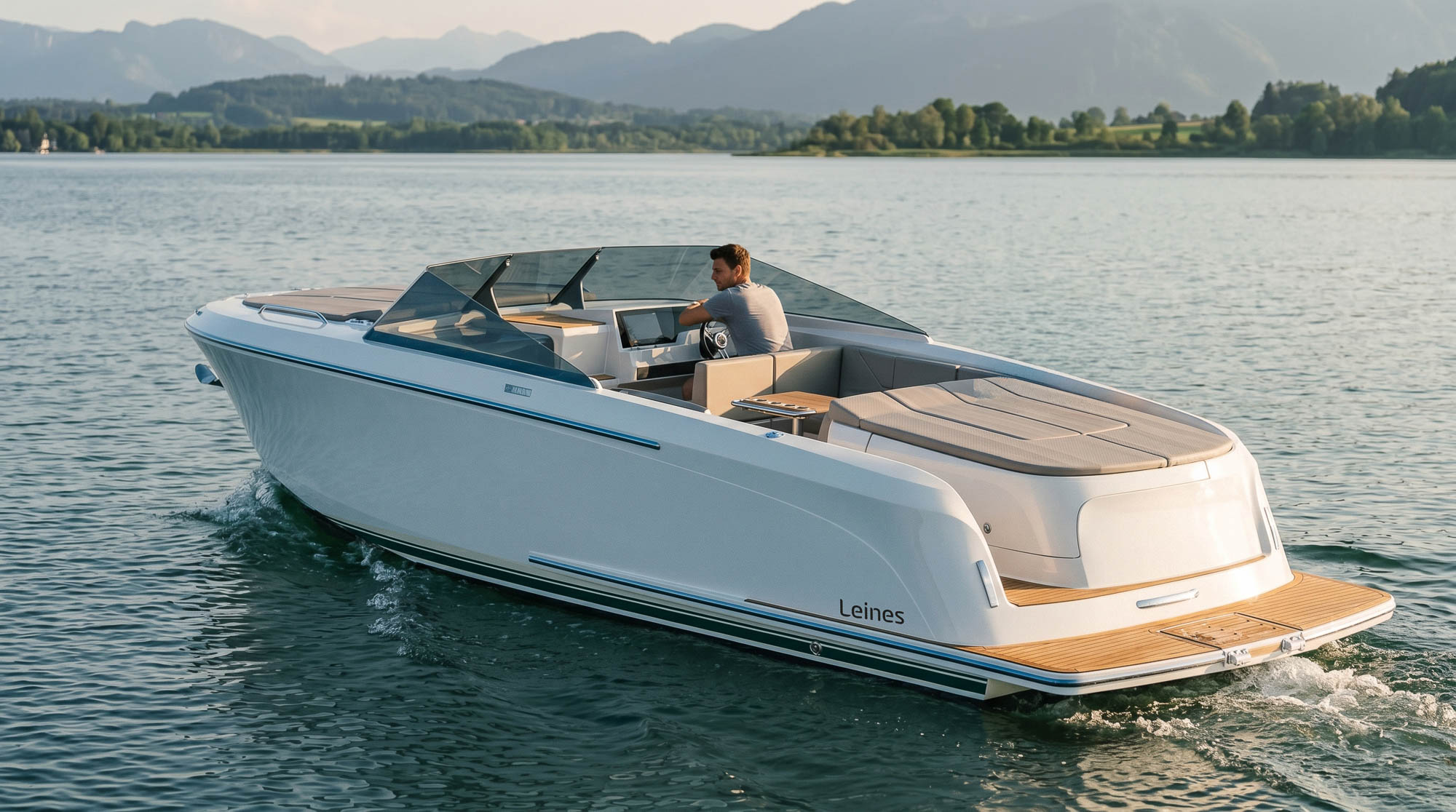 Elektroboot Leines 870 – Ansicht 2